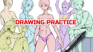 🙋🏼‍♀️ DRAWING THE FEMALE BODY (construction explained)