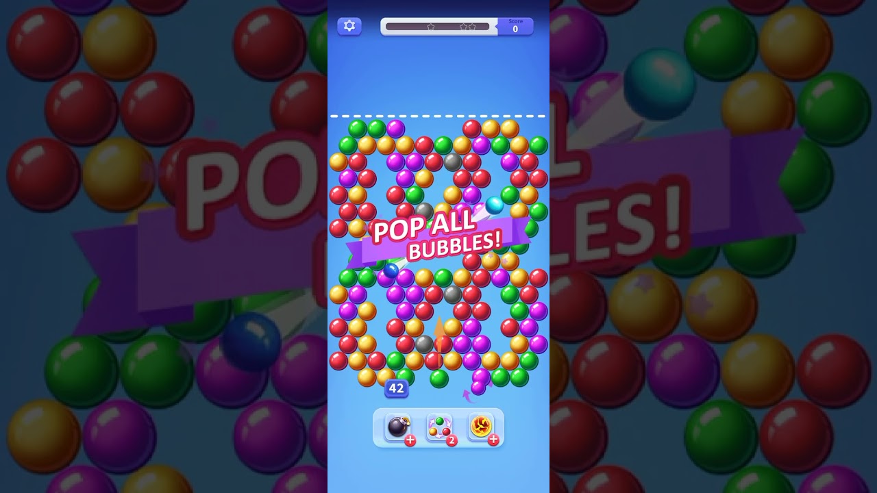 Shoot bubbles game 129 to 133 level finish in one time