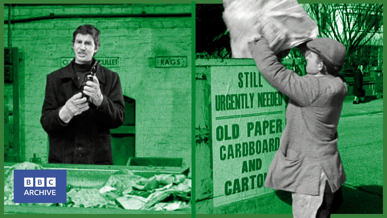 1970: WASTE NOT! Worthing's WAR on WASTE | Nationwide | World of Work | BBC Archive