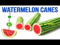 How to make polymer clay watermelon cane tutorial