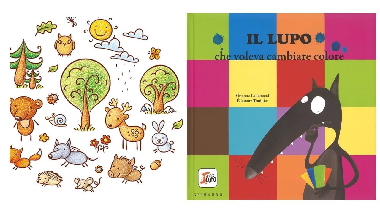 ✨ Storie per Bambini per Apprendere e Sognare - Il Lupo che Voleva Cambiare  Colore 