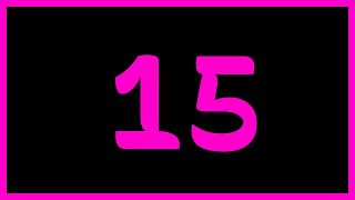 15 Second Neon Purple Countdown Timer: Add Some Pop to Your Countdowns!