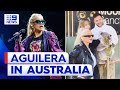 Christina Aguilera back in Australia after 15 years | 9 News Australia