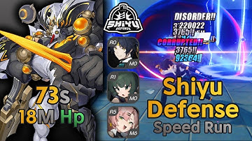 Shiyu Defense 73s - Harumasa M0R0 Speed Run | Zenless Zone Zero