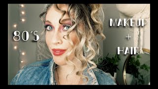 Authentic 80's Hair and Makeup Tutorial ♫