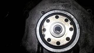How to remove a clutch pilot bearing with out a slide hammer.