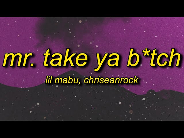 Lil Mabu x ChriseanRock - MR. TAKE YA B*TCH (Jersey Club Remix) Lyrics class=