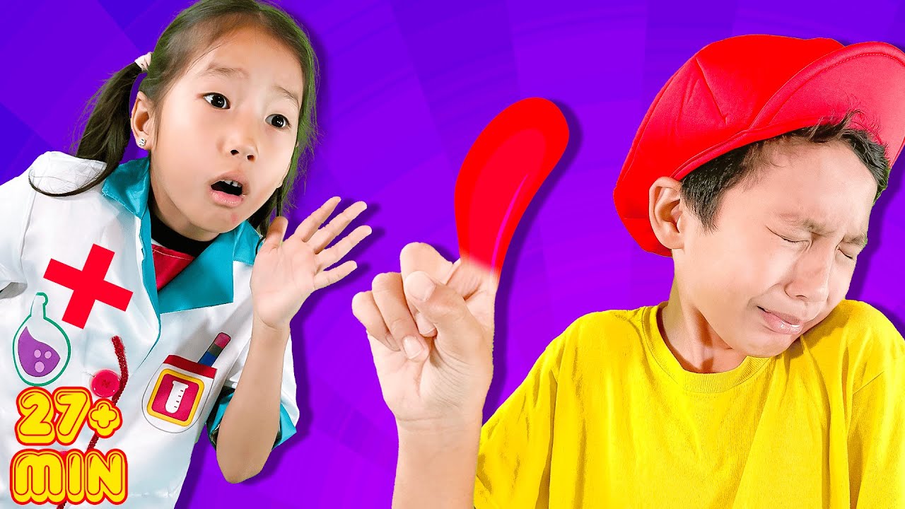 Little Wolf got a Boo Boo + More Nursery Rhymes and Kids Songs - YouTube
