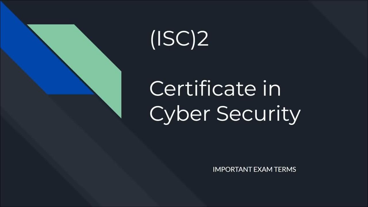 What is Classification? ISC2 - Certificate in Cyber Security CC Free ...