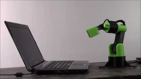 Robot Arm Dancing to Music - LittleArm Big Arduino Robot Arm