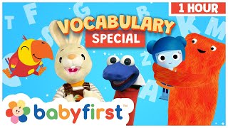 Vocabulary Special | First Words & ABC'S w BabyFirst | Fun Learning | Songs & Stories | 1 Hour