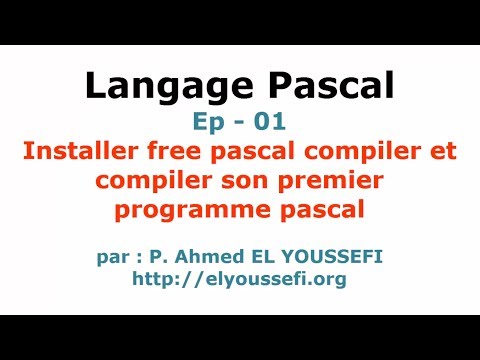 Langage pascal - 01 - télécharger free pascal compiler et compilation de notre premier programme.