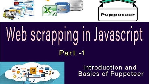 Web Scrapping and automation in java-script  using puppeteer