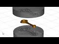 forging die design in  UNIGRAPHICS NX