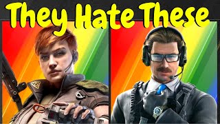 Annoying Toxic Players w/ Pride Backgrounds in Rainbow Six Siege