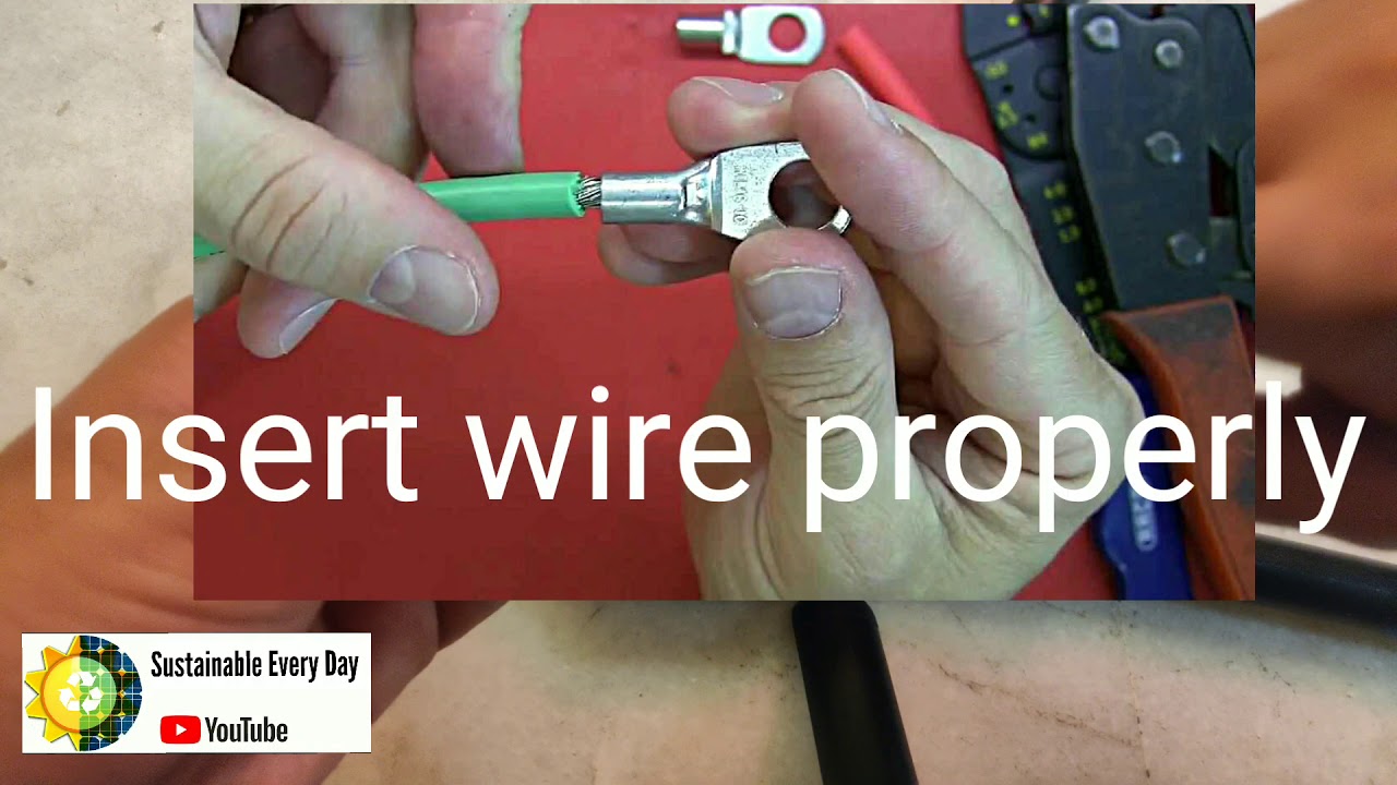 How to do Lugs Crimping properly YouTube