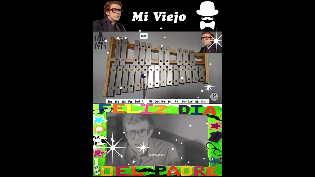 🎵Mi Viejo - Piero / canciones en xilofono / songs on xylophone🎵
