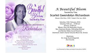 Celebrating the life of SCARLET GWENDOLYN RICHARDSON