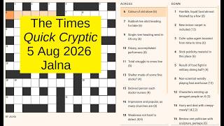 The Times Quick Cryptic 3372