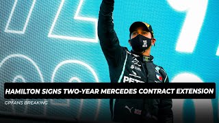 Lewis Hamilton signs two-year Mercedes contract extension | GPFans News