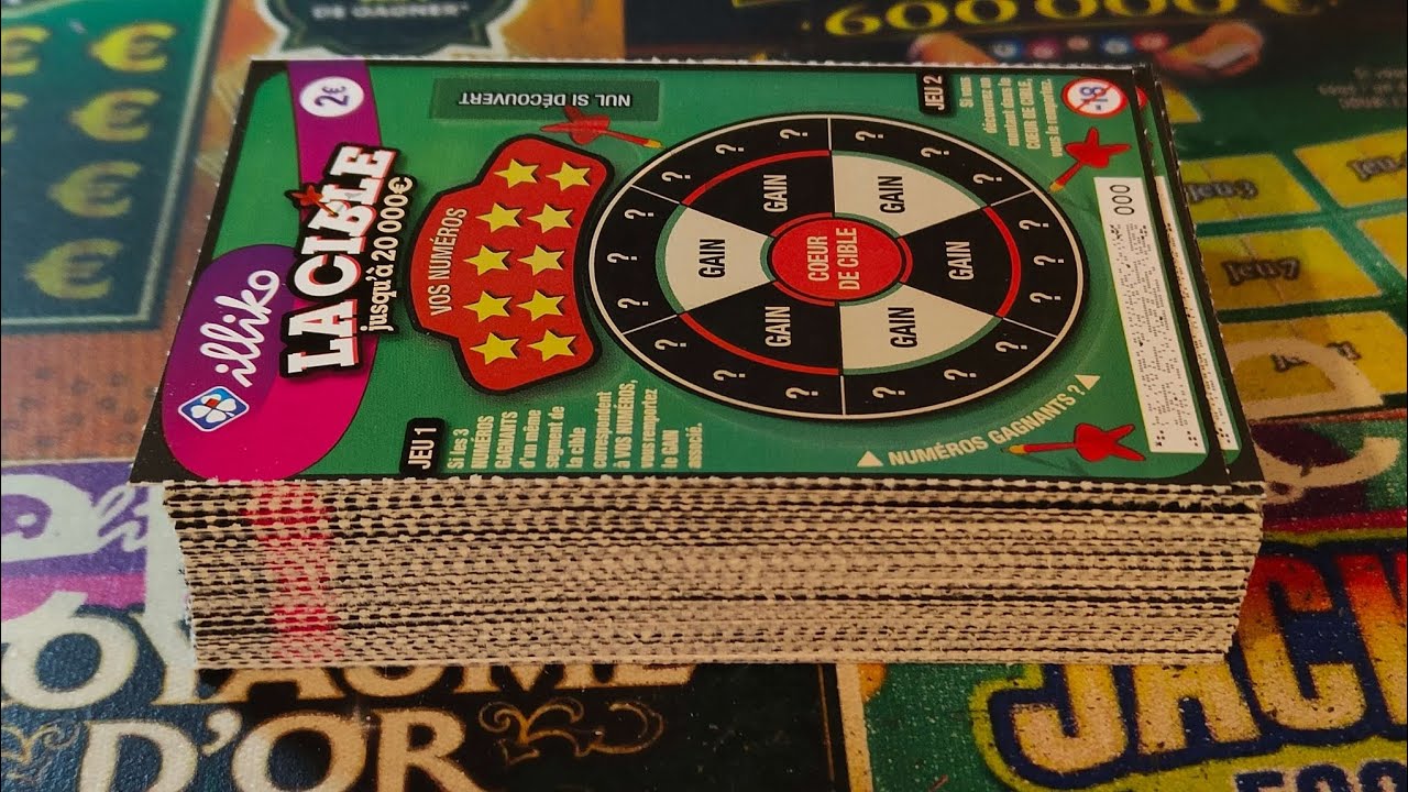 Grattage d'un carnet du nouveau jeu la cible 2026 🙂😱🙂🙂