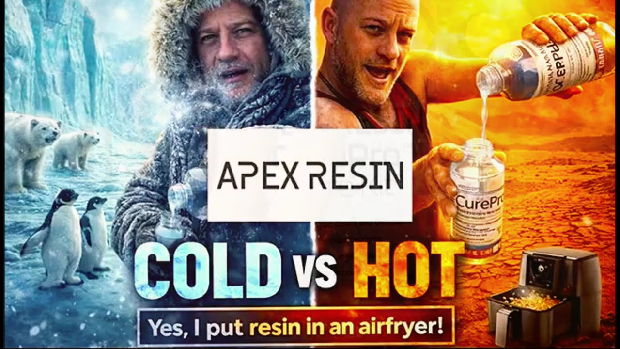 Apex Resin CurePro - протестировано в условиях экстремального холода и жары 😳 (Реальное тестирова...