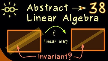 Abstract Linear Algebra 38 | Invariant Subspaces [dark version]