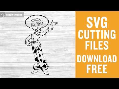 Jessie Svg Free Cut Files for Scan n Cut Instant Download