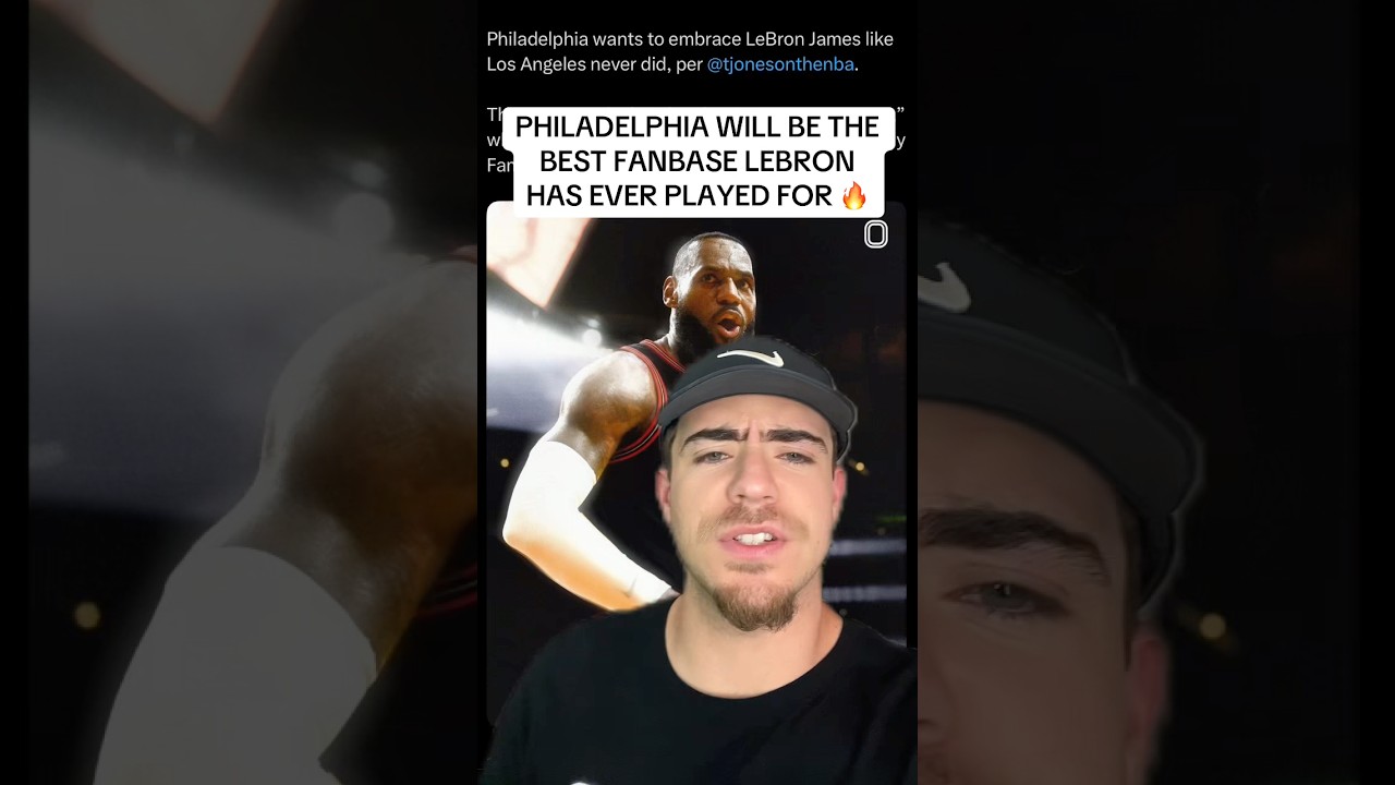 LeBron Will Find Out How Incredible Philadelphia Fans Are! #76ers #Sixers #NBA