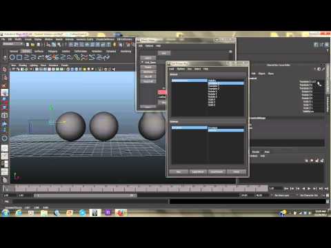 Making Controls For Blend Shapes Maya 2012