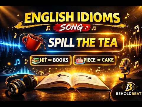 English Idioms: Spill the Tea, Hit the Books