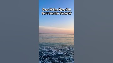Maine Seaside Sunsets are Incredible