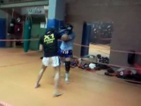 Francesco La Manno e Andrea Parravicini sparring d...
