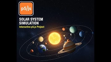 Interactive Solar System Simulation | Multimedia & Animation Sessional  (JavaScript & p5.js)