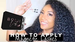 How To Apply Magnetic Lashes | BoujiLash Magnetic Eyelash Tutorial