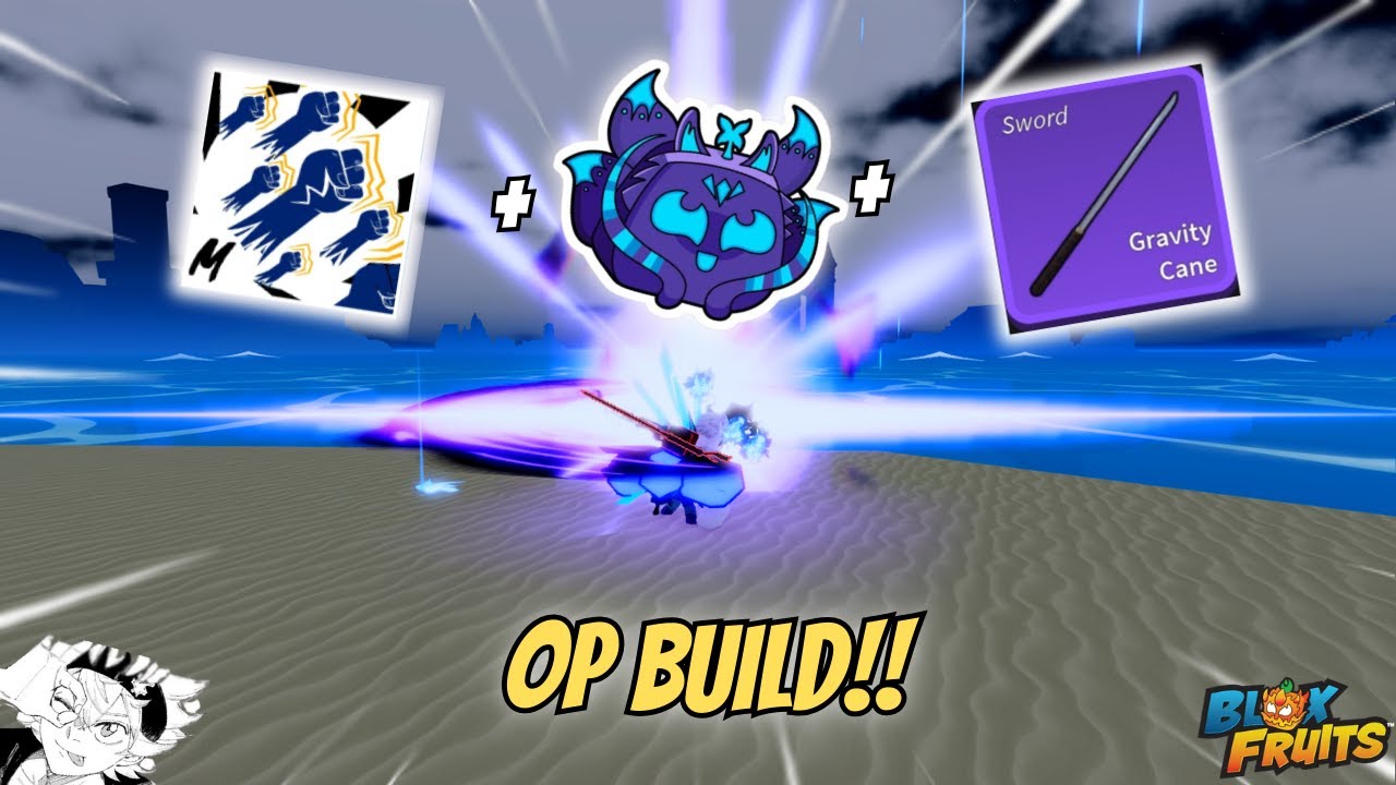 This **KITSUNE** Build Is OP With Gravity Cane!! | Blox Fruit | BOUNTY HUNTING
