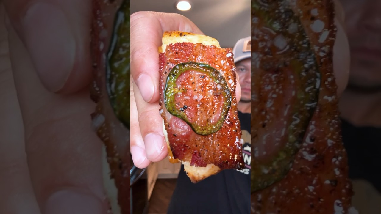 Крекеры с беконом и сливочным сыром! Полный рецепт на theninjacue.com 