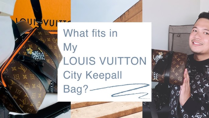 Louis Vuitton Keepall XS SS22 collection #virgilabloh, unboxing, what fits
