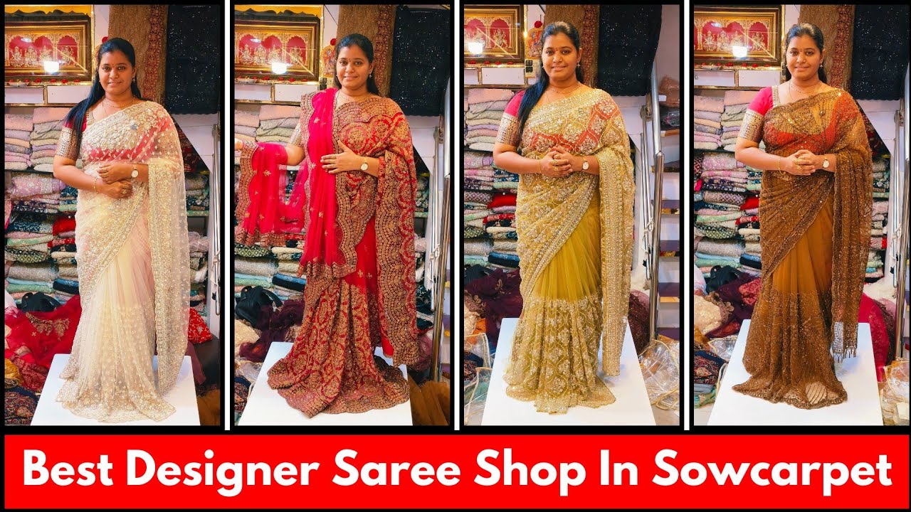 ➡️💥 Designer Saree Shop In Sowcarpet Raj Mandir Sowcarpet Best Saree Shop | Priya just know fashion