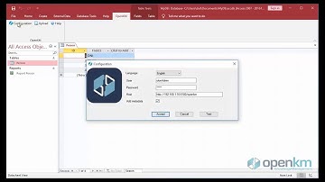 OpenKM -  Addin for Microsoft Access
