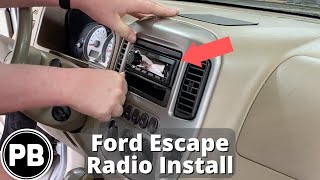 2001 - 2007 Ford Escape / Tribute / Mariner Radio Install