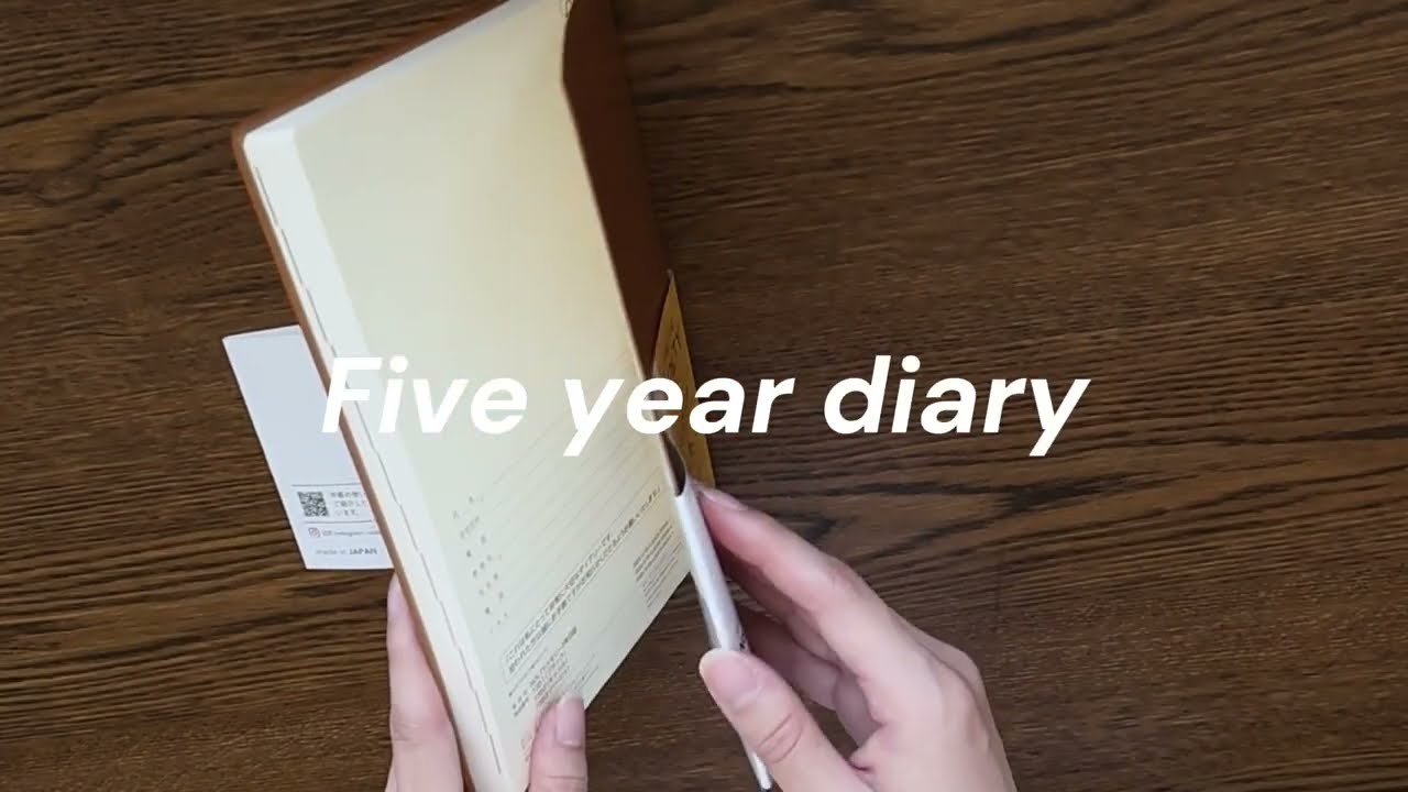 5 Year Journal Unboxing | 2026-2030 Nolty First Impressions