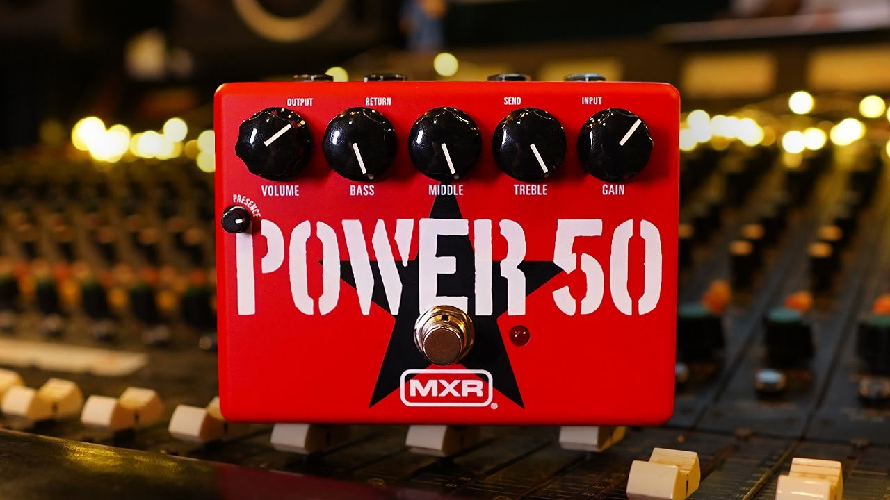 Tom Morello's Amp in a Box - MXR 'Power 50' Overdrive - YouTube