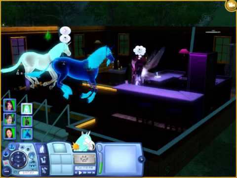 Sims 3 Ghost Unicorns "Y U no give us carrots!?!?" - YouTube