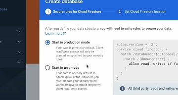 62. How to Secure Firebase Firestore Database with Firebase Auth and Firebase Security Rules