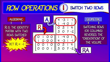 CalcBLUE 1 : Ch. 18.2 : Row Operations & Determinants