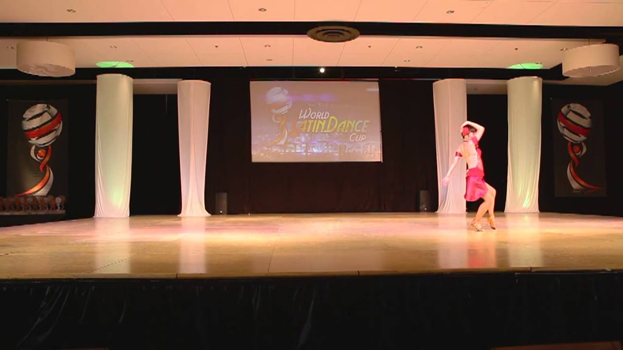 Keiko Sakamoto / Japan - World Latin Dance Cup 2012 Soloist Woman 3rd place
