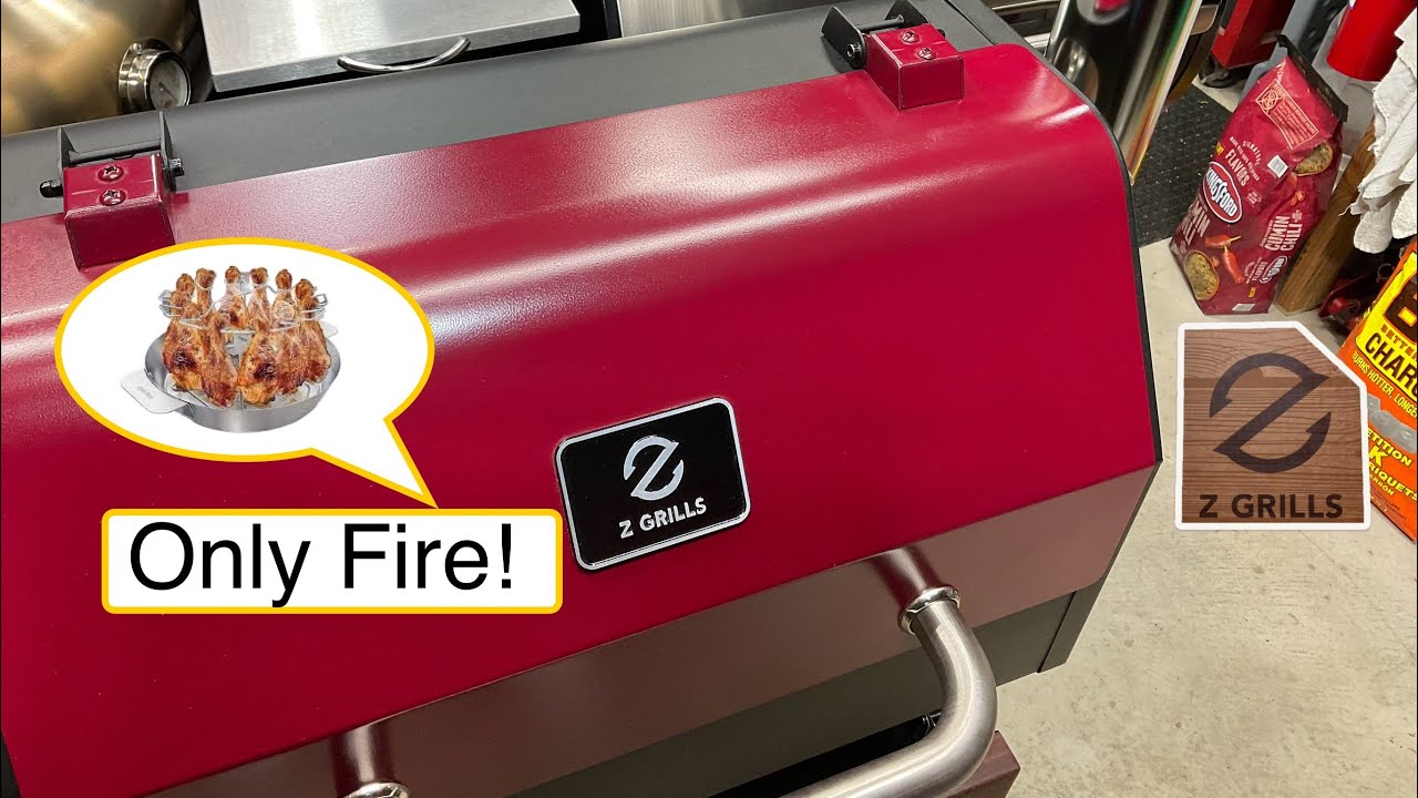 OnlyFire Stainless Steel Chicken Leg Holder / ZGrills 10502B Smoke