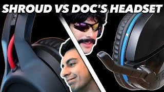 Shroud's Headset Vs. Dr DisRespect's Headset: We Try Gaming Headsets Used By Pro Gamers in Fortnite