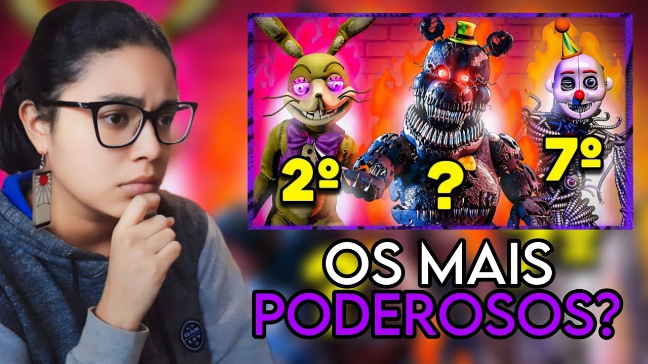 REACT - Os Animatrônicos MAIS PODEROSOS de Five Nights At Freddy's - Ultra Nerd